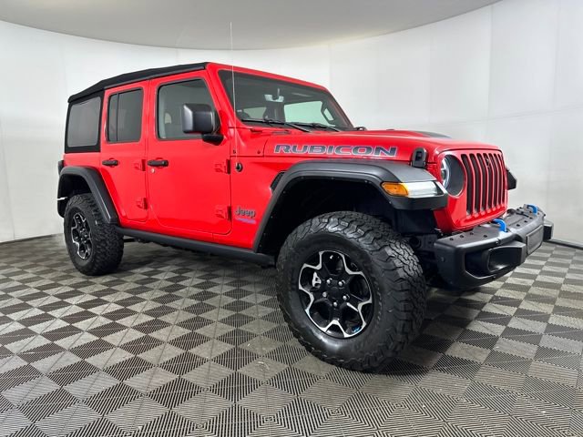 Used 2022 Jeep Wrangler Unlimited Rubicon 4xe w/ Steel Bumper Group image 2