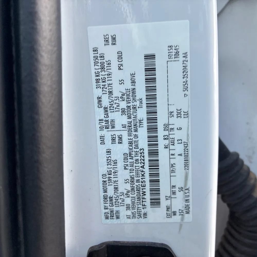 Used 2019 Ford F150 XL w/ XL Power Equipment Group AWD/4WD image 12