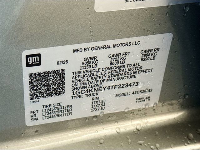 New 2026 Chevrolet Silverado 2500 LT w/ Snow Plow Prep/Camper Package image 31