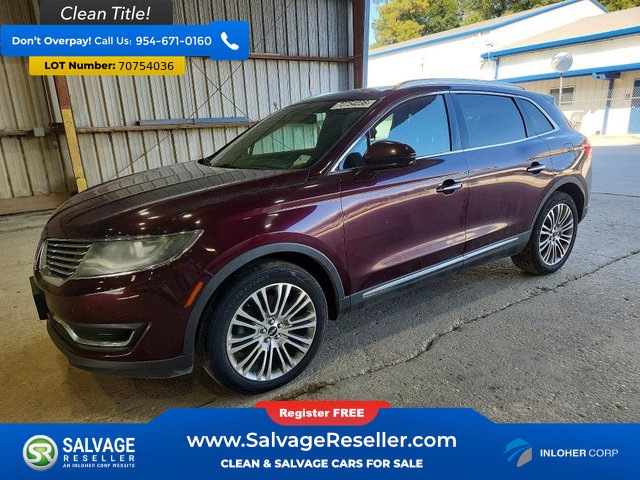 Used 2017 Lincoln MKX Reserve w/ Lincoln MKX Climate Package FWD image 1