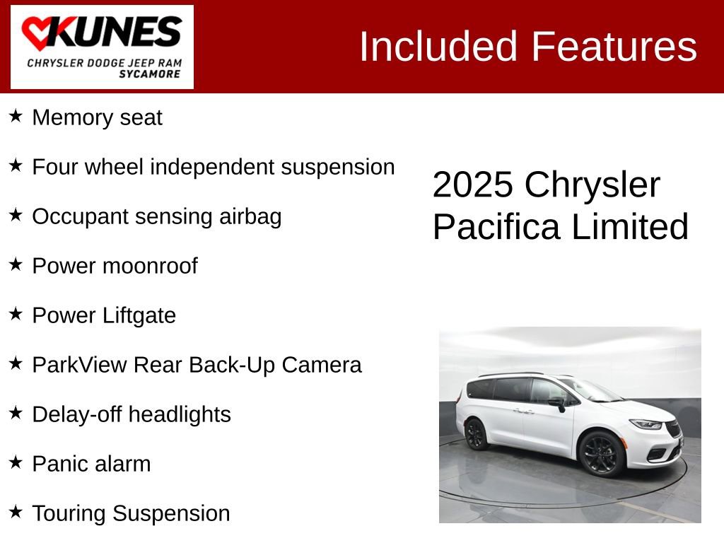 Used 2025 Chrysler Pacifica Limited FWD image 4