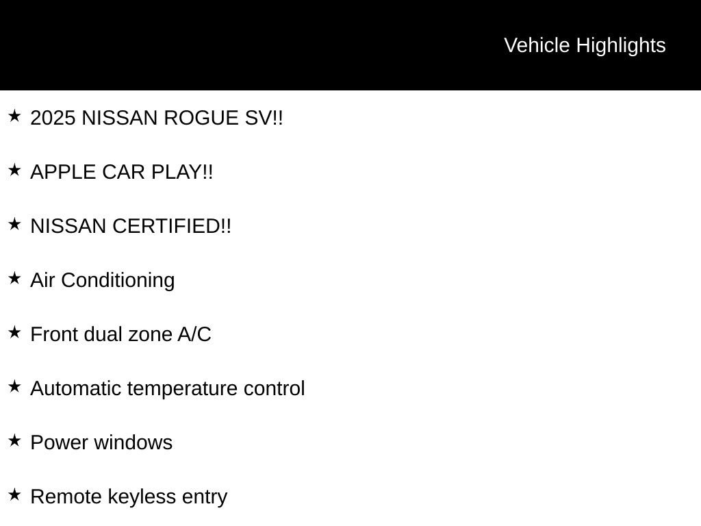 Certified 2025 Nissan Rogue SV image 6
