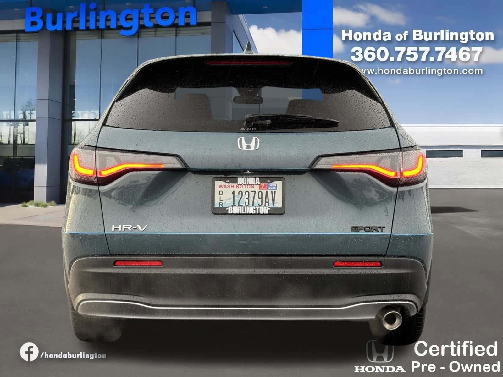 Certified 2025 Honda HR-V Sport image 6