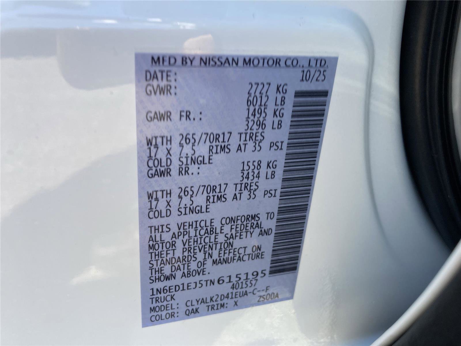 New 2026 Nissan Frontier Pro-X w/ Pro-X Convenience Package image 33