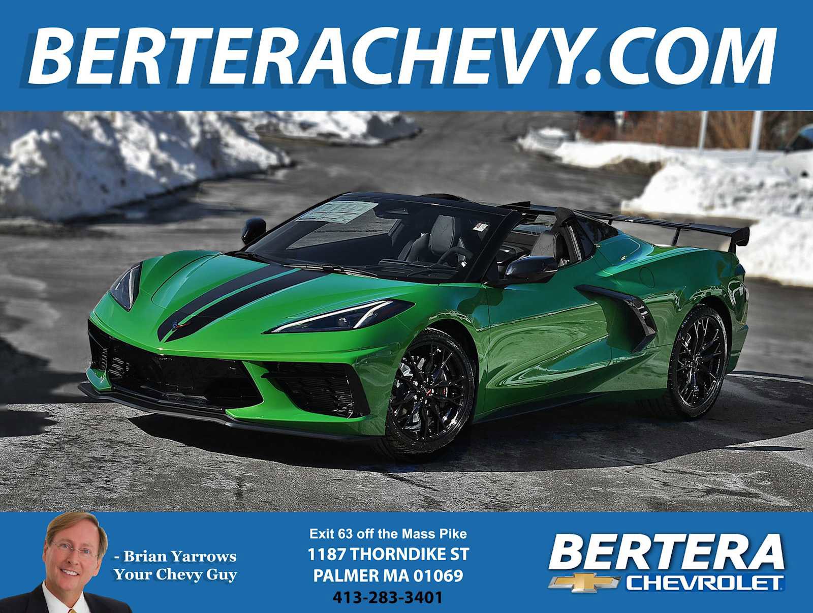 New 2026 Chevrolet Corvette Stingray Premium Conv w/ Z51 Performance Package image 1