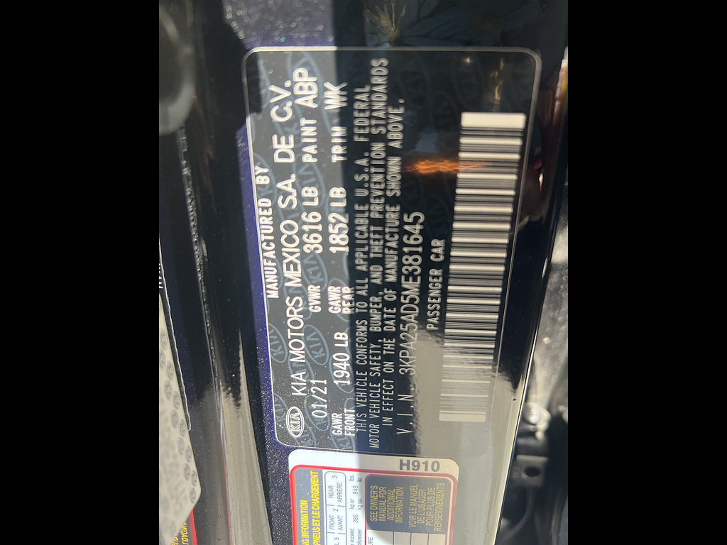 Used 2021 Kia Rio S FWD image 8