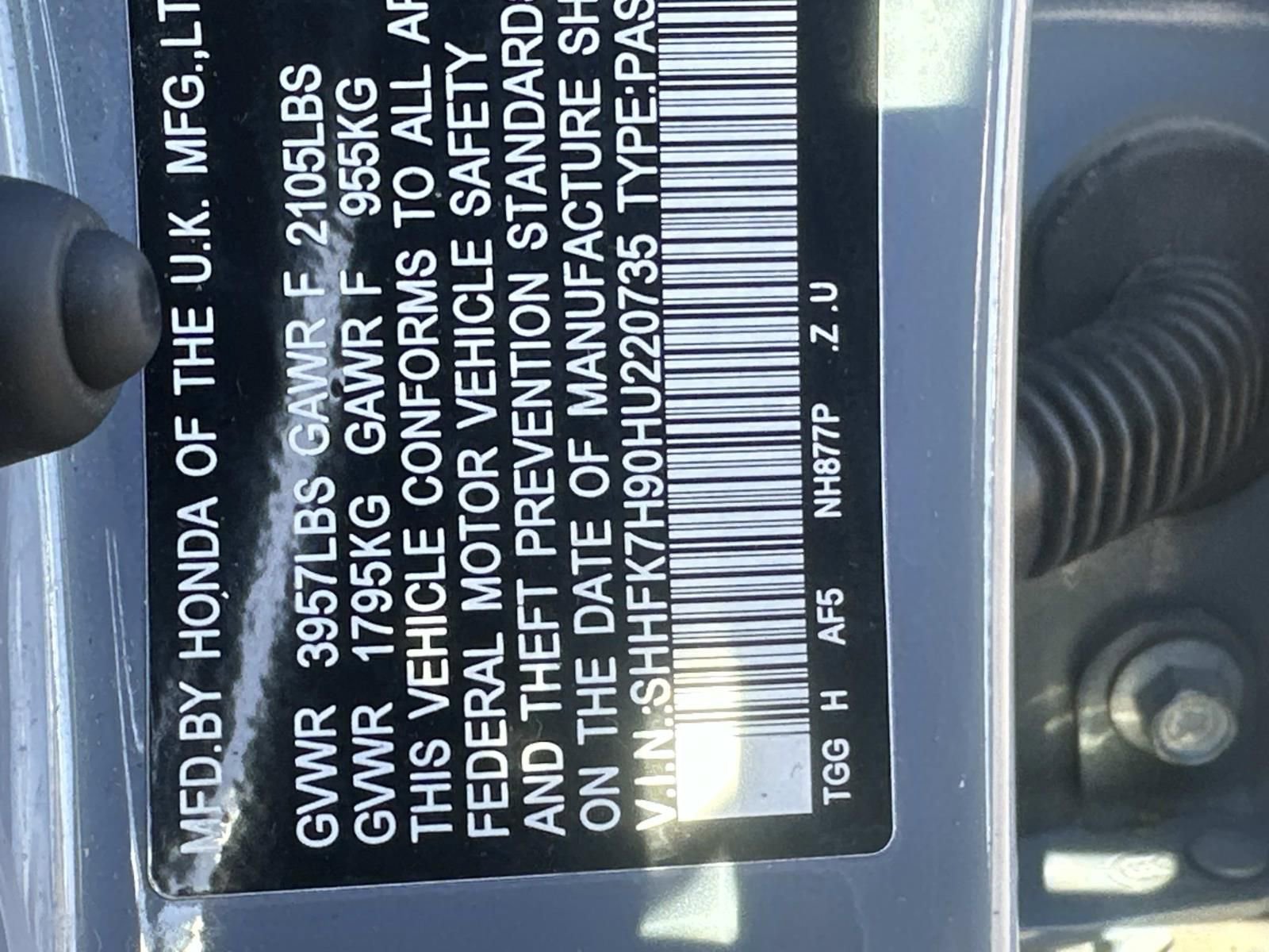 Used 2017 Honda Civic Sport Touring image 25