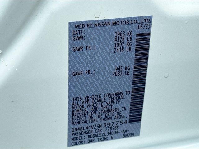 New 2025 Nissan Altima 2.5 SR image 20