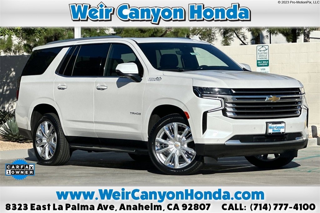 Used 2022 Chevrolet Tahoe High Country