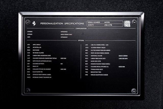 Certified 2025 Ferrari 296 GTB image 57