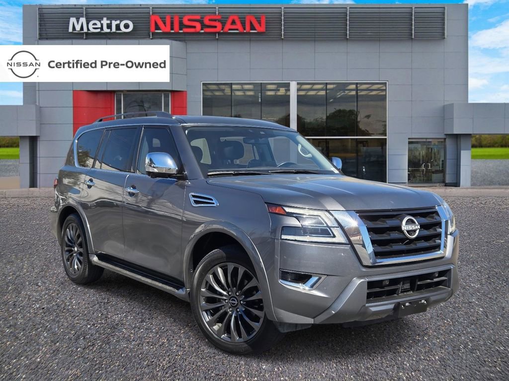 Used 2023 Nissan Armada Platinum w/ Captain's Chairs Package