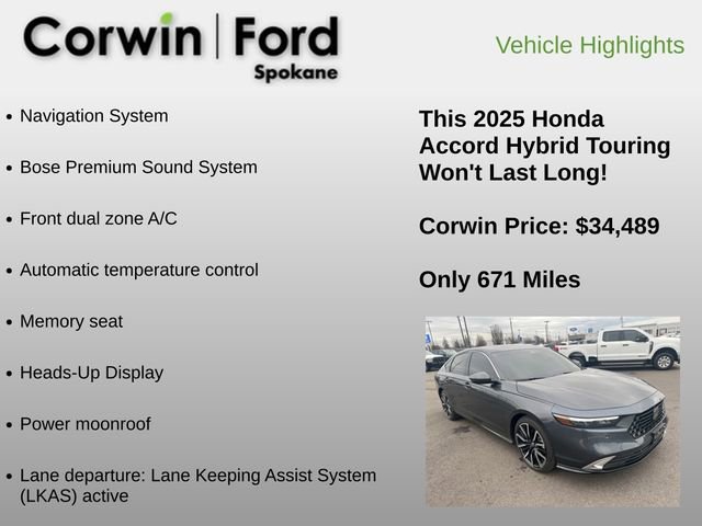 Used 2025 Honda Accord Touring image 6