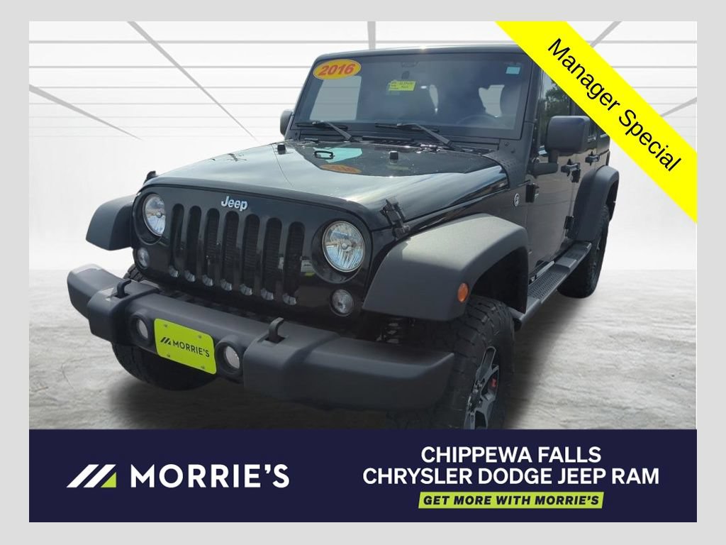 Used 2016 Jeep Wrangler Unlimited Sport w/ Quick Order Package 24S