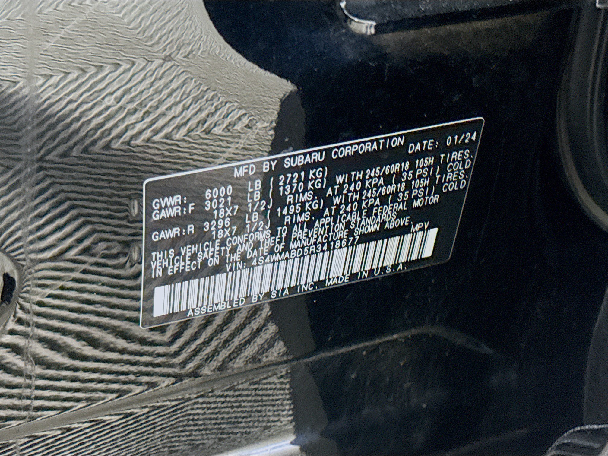 Used 2024 Subaru Ascent Premium AWD/4WD image 39