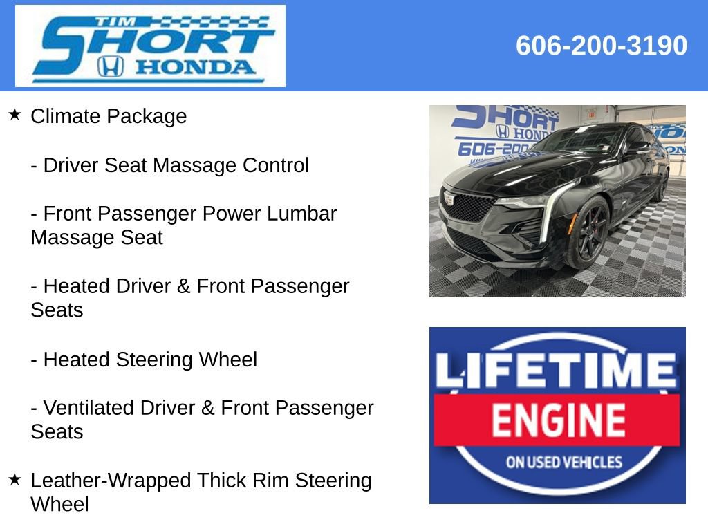 Used 2022 Cadillac CT4 V w/ Navigation Package AWD/4WD image 13