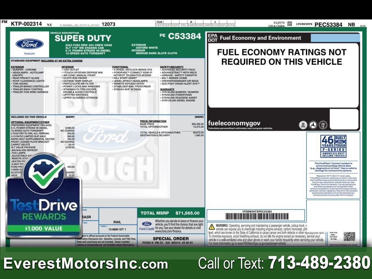 Used 2023 Ford F350 XLT w/ XLT Value Package