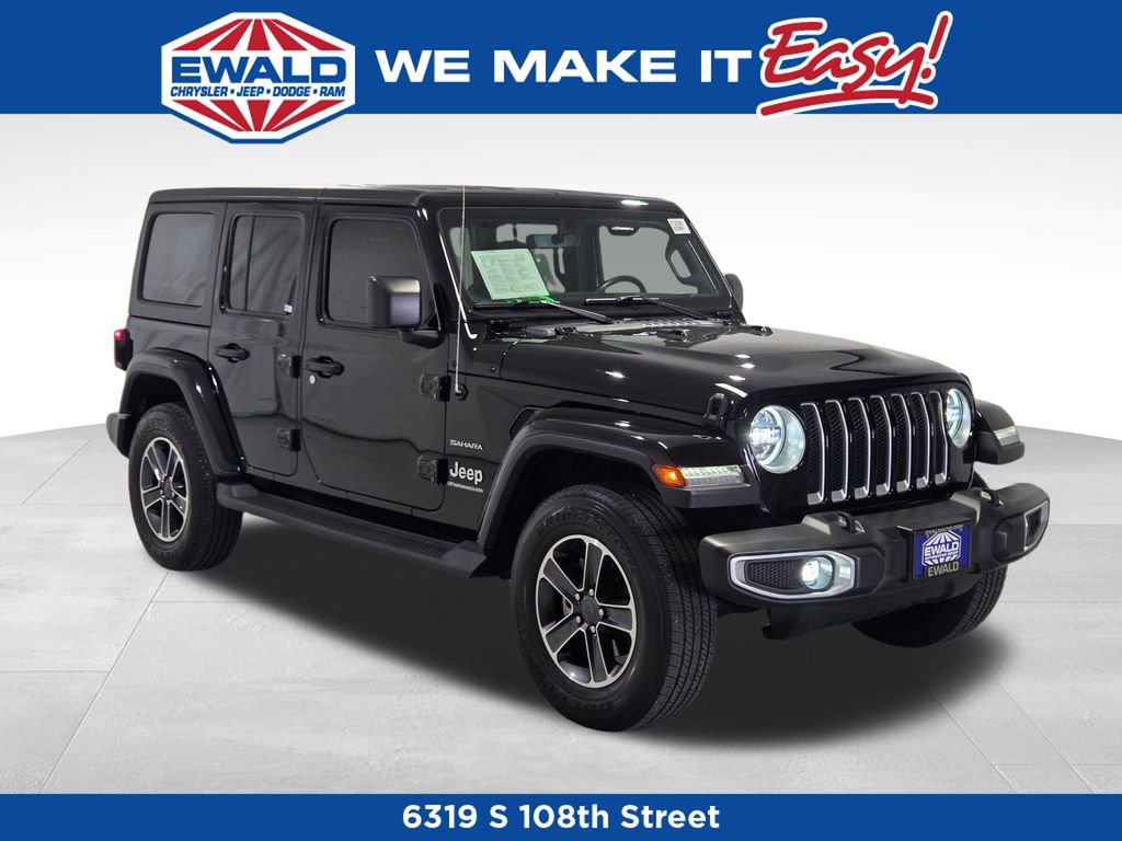 Used 2023 Jeep Wrangler Unlimited Sahara w/ LED Lighting Group AWD/4WD video 1