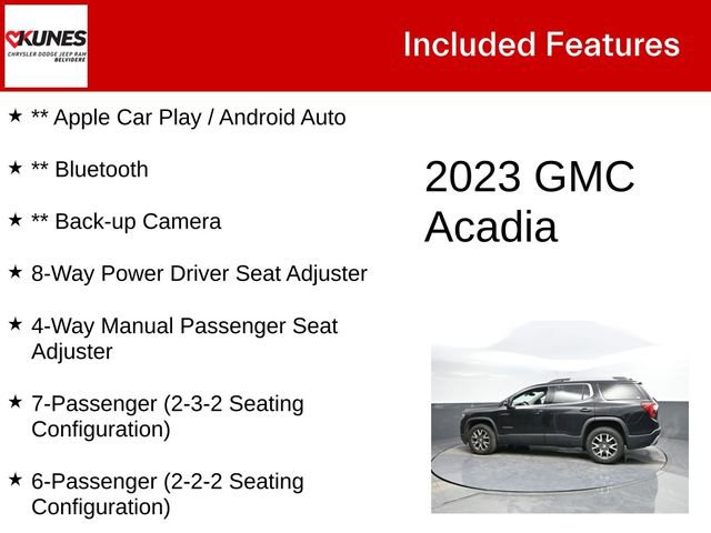 Used 2023 GMC Acadia SLT image 3