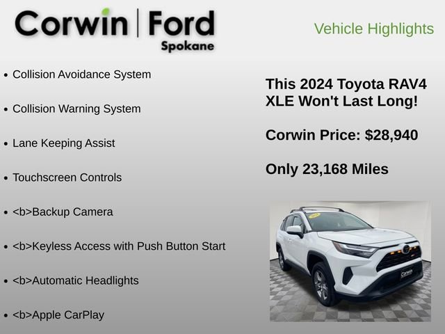 Used 2024 Toyota RAV4 XLE image 6