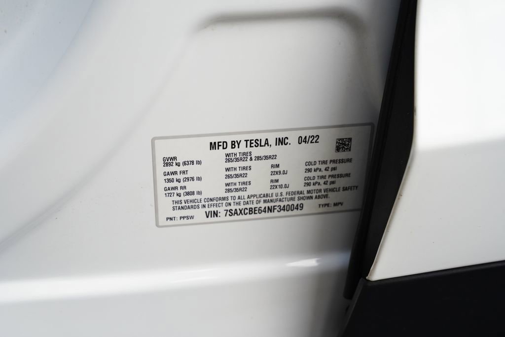 Used 2022 Tesla Model X Plaid AWD/4WD image 30