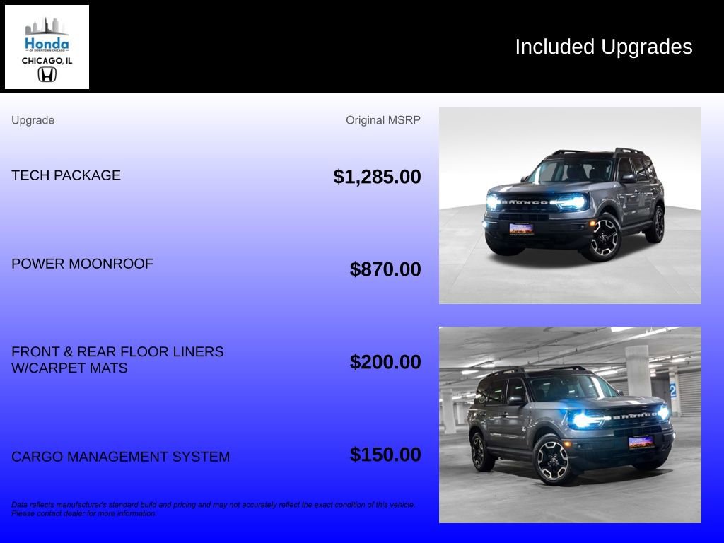 Used 2022 Ford Bronco Sport Outer Banks w/ Tech Package image 10