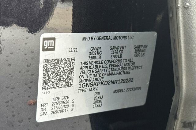 Used 2022 Chevrolet Tahoe Z71 w/ Luxury Package image 26