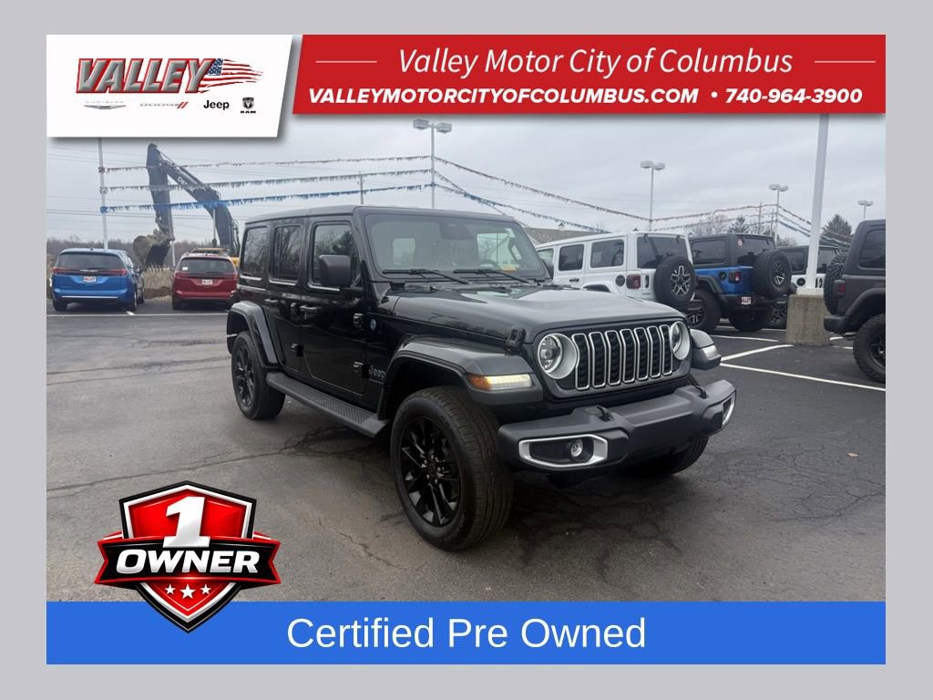 Certified 2025 Jeep Wrangler Unlimited Sahara