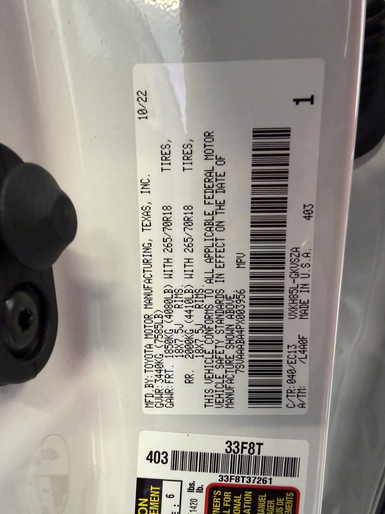 Used 2023 Toyota Sequoia SR5 w/ SR5 Premium Package image 56