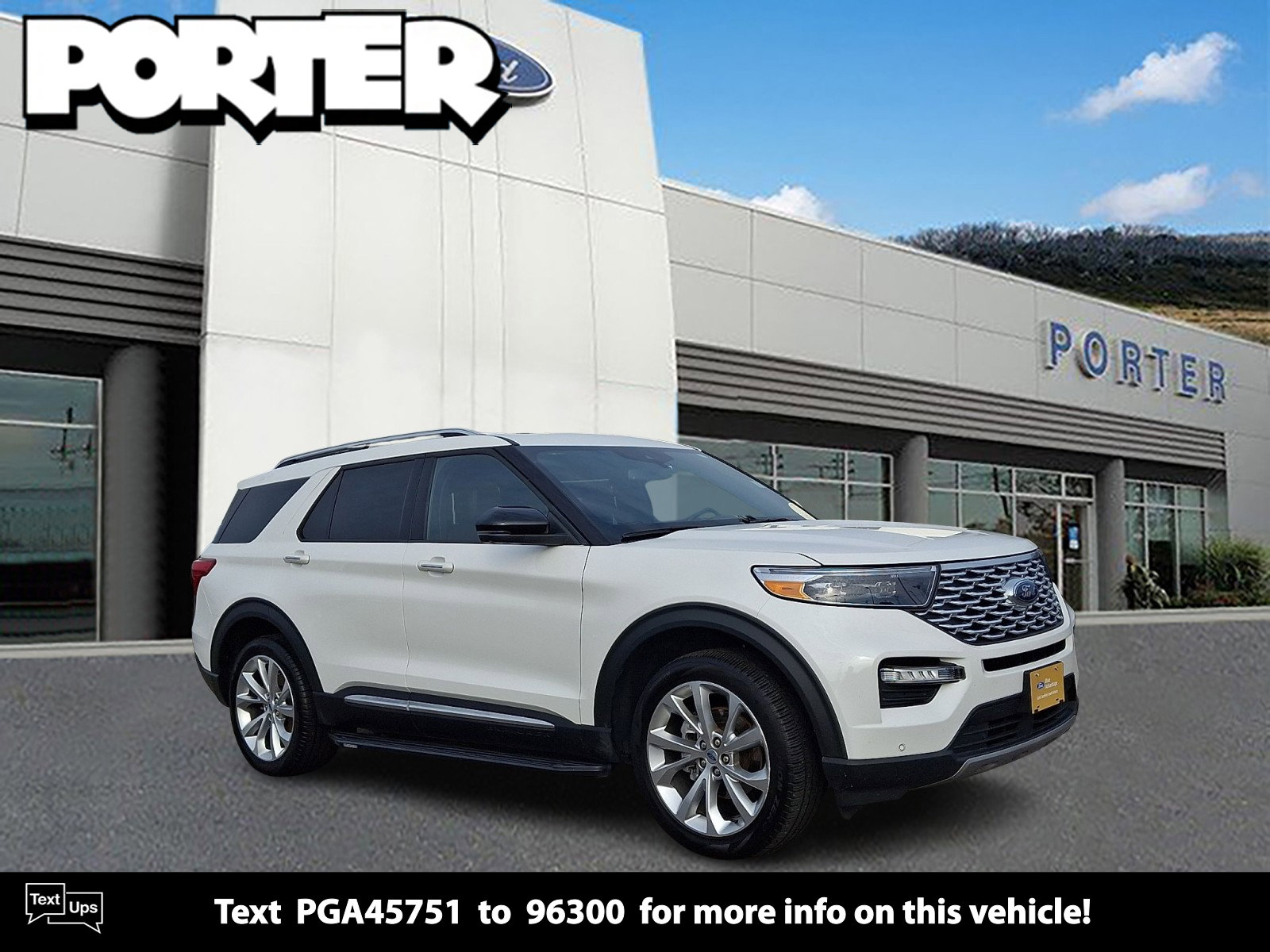 Certified 2023 Ford Explorer Platinum w/ Technology Package image 1