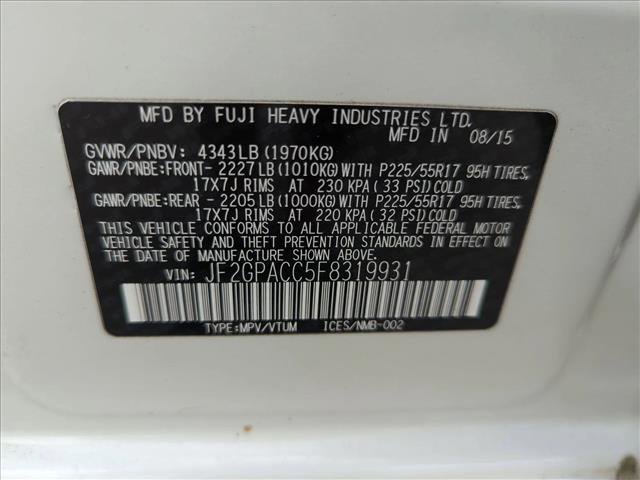 Used 2015 Subaru Crosstrek 2.0i Premium AWD/4WD image 15