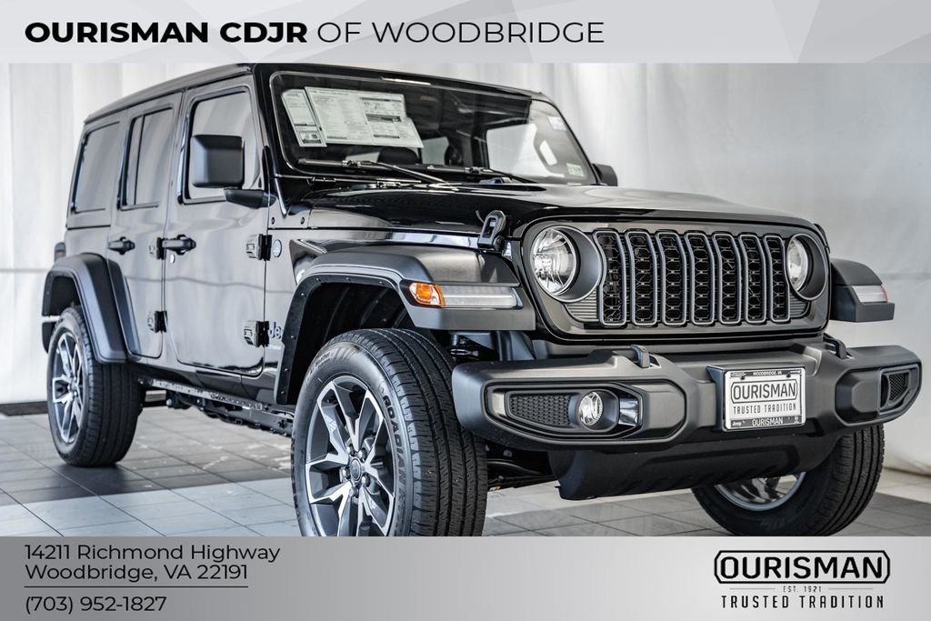 New 2025 Jeep Wrangler Unlimited Sport S 4xe w/ Technology Group image 1