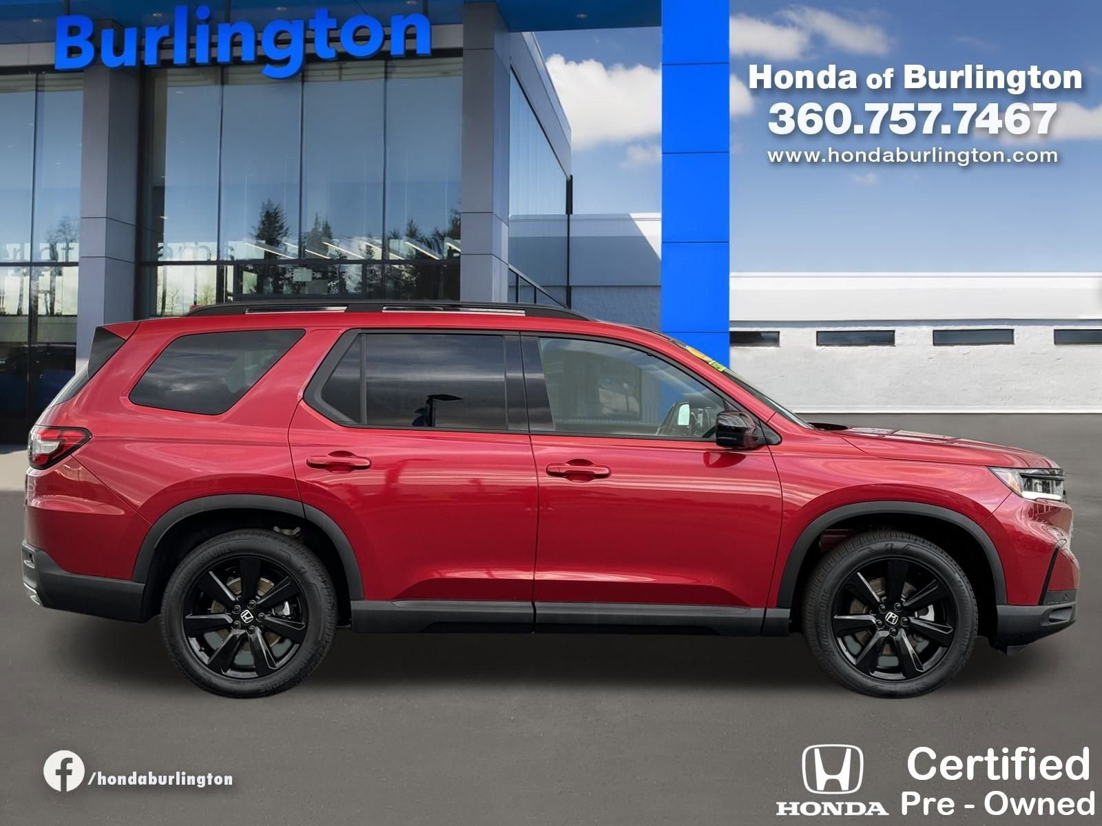 Certified 2025 Honda Pilot Black Edition image 8