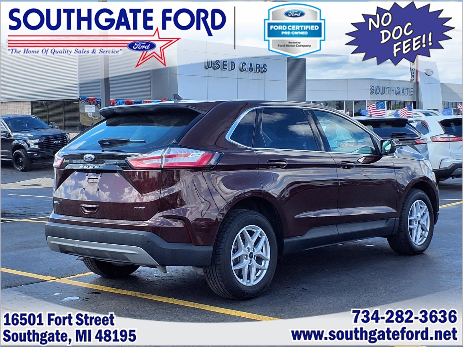 Used 2023 Ford Edge SEL w/ Convenience Package AWD/4WD image 2