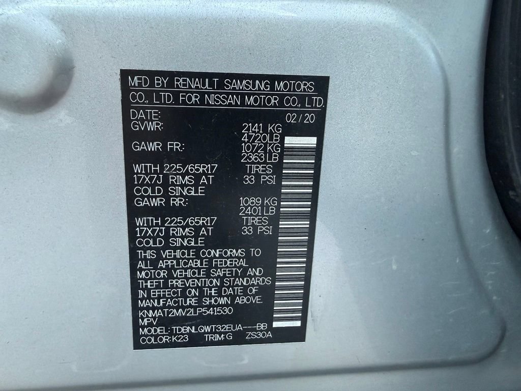 Used 2020 Nissan Rogue SV AWD/4WD image 10