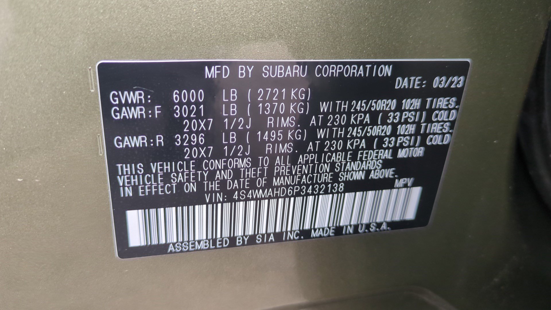 Used 2023 Subaru Ascent Onyx Edition image 34