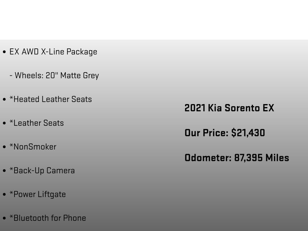 Used 2021 Kia Sorento EX w/ EX AWD X-Line Package image 6