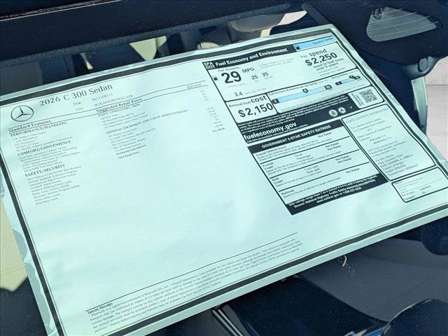 New 2026 Mercedes-Benz C 300 Sedan image 18