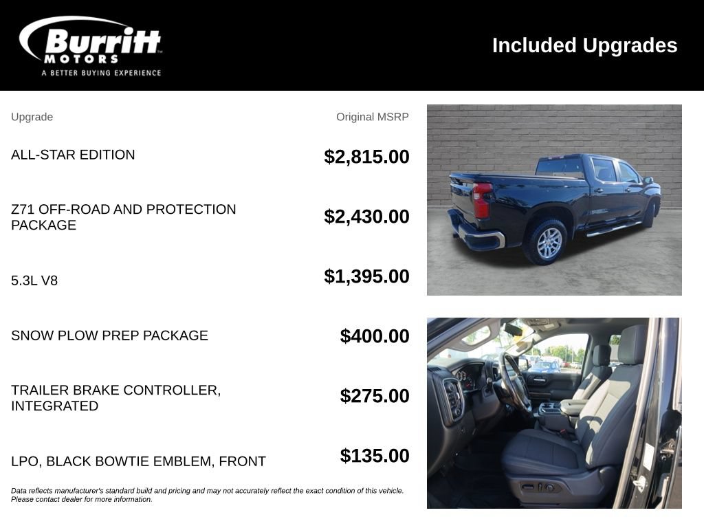 Used 2019 Chevrolet Silverado 1500 LT w/ All-Star Edition AWD/4WD image 3