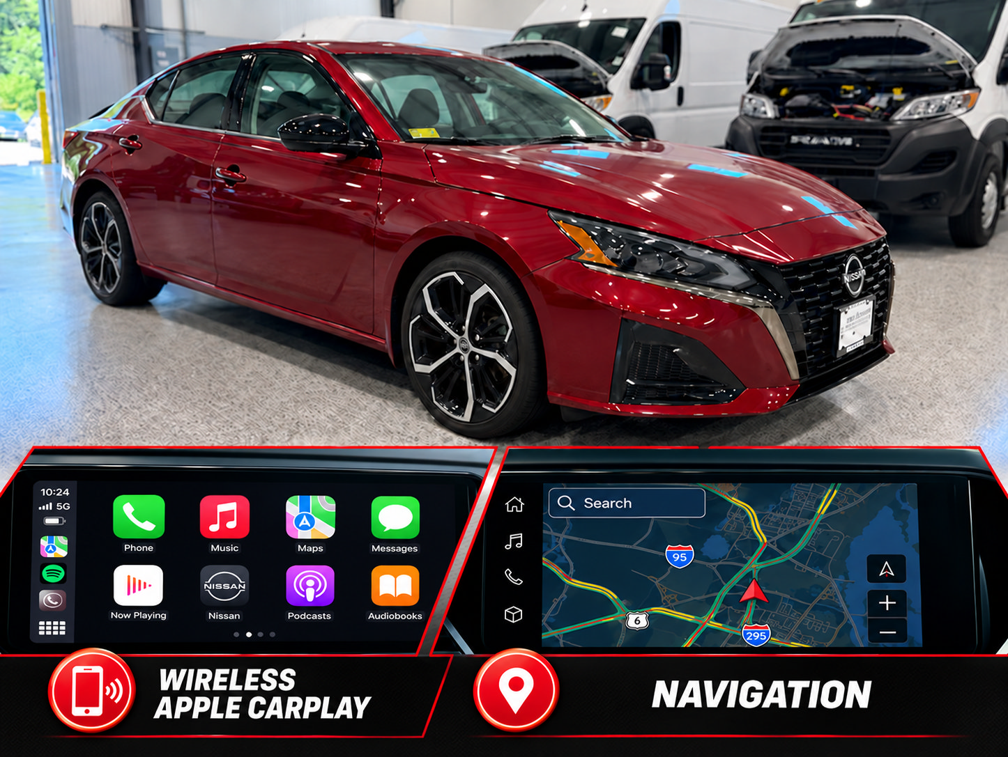 Used 2024 Nissan Altima 2.5 SR w/ SR Premium Package AWD/4WD image 2