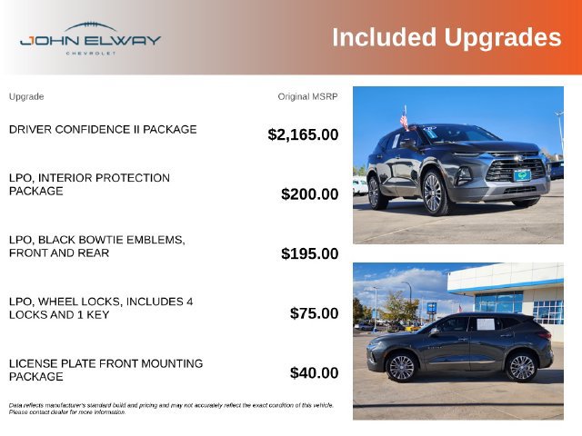 Used 2019 Chevrolet Blazer Premier w/ Driver Confidence II Package AWD/4WD image 6