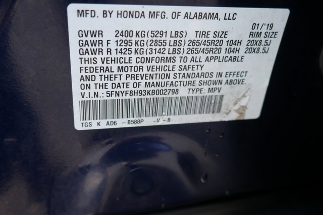 Used 2019 Honda Passport Touring image 29