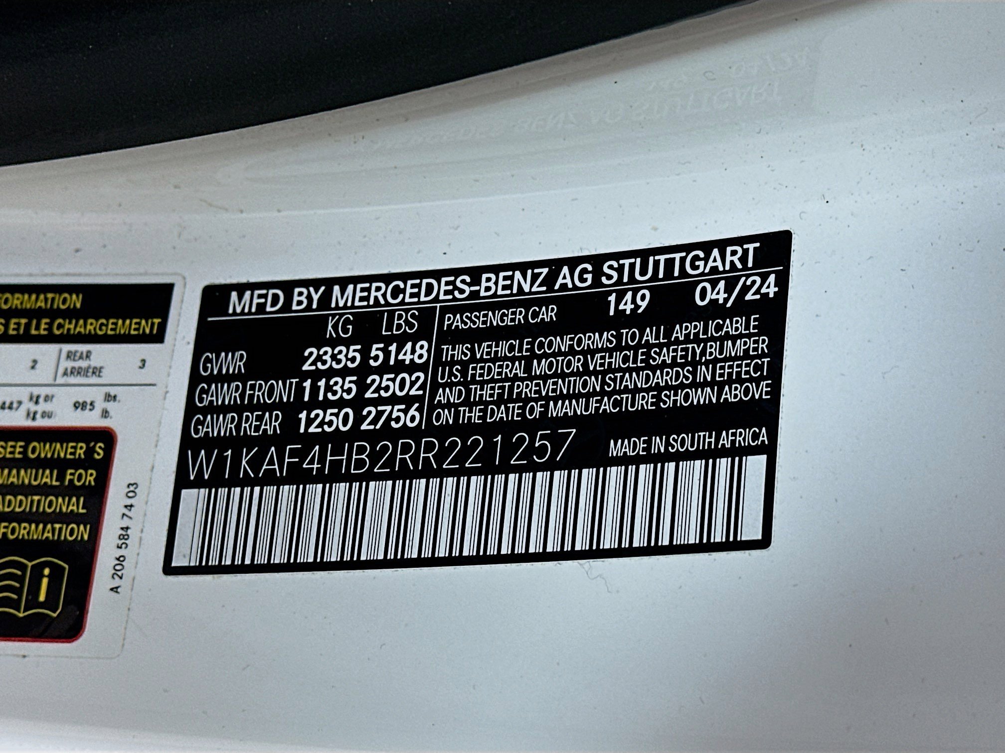 Certified 2024 Mercedes-Benz C 300 4MATIC Sedan image 44