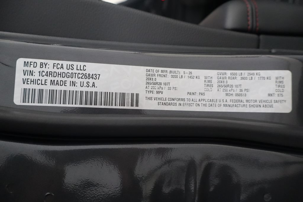 New 2026 Dodge Durango GT w/ Blacktop Package RWD image 31