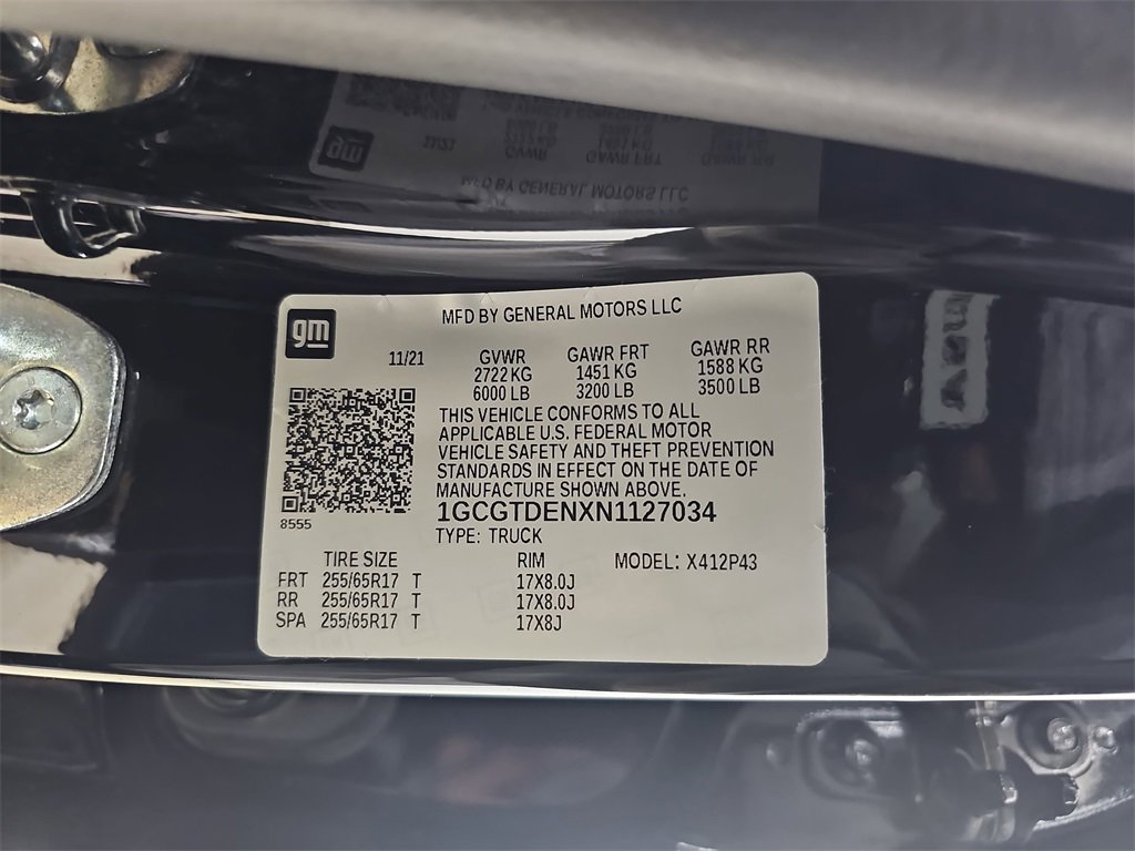 Certified 2022 Chevrolet Colorado Z71 image 43