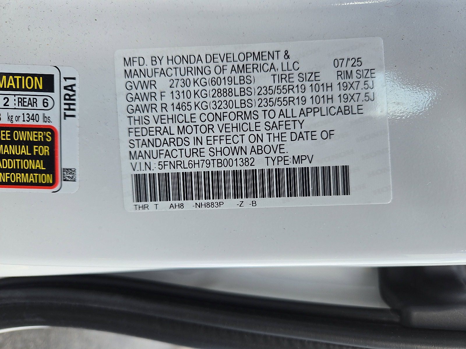 Certified 2026 Honda Odyssey Sport-L image 4