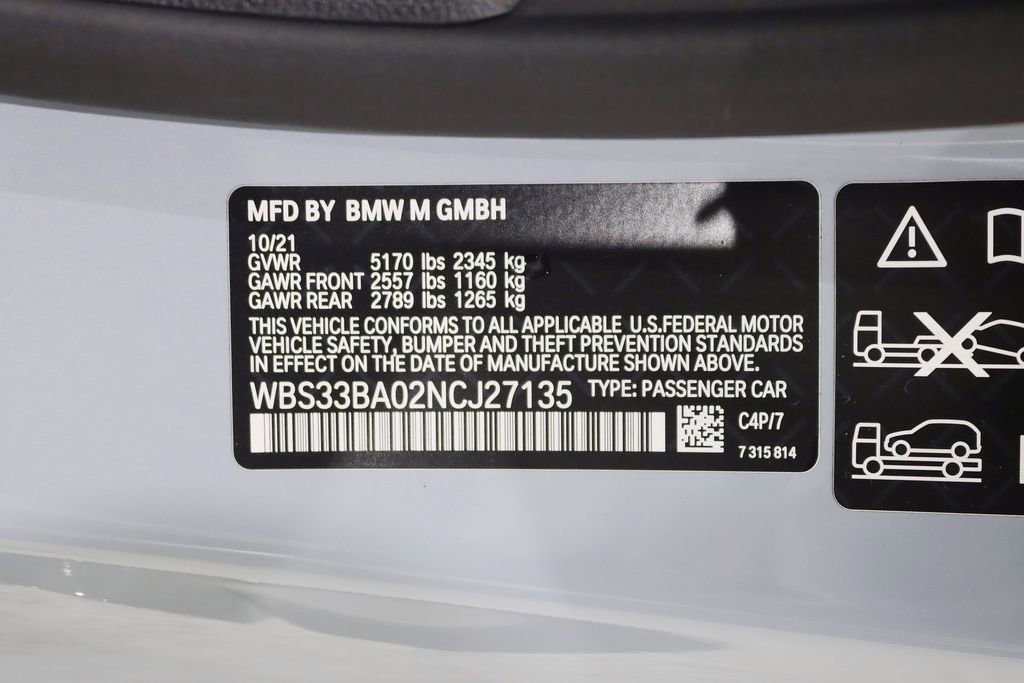 Used 2022 BMW M4 xDrive Competition w/ Executive Package image 41