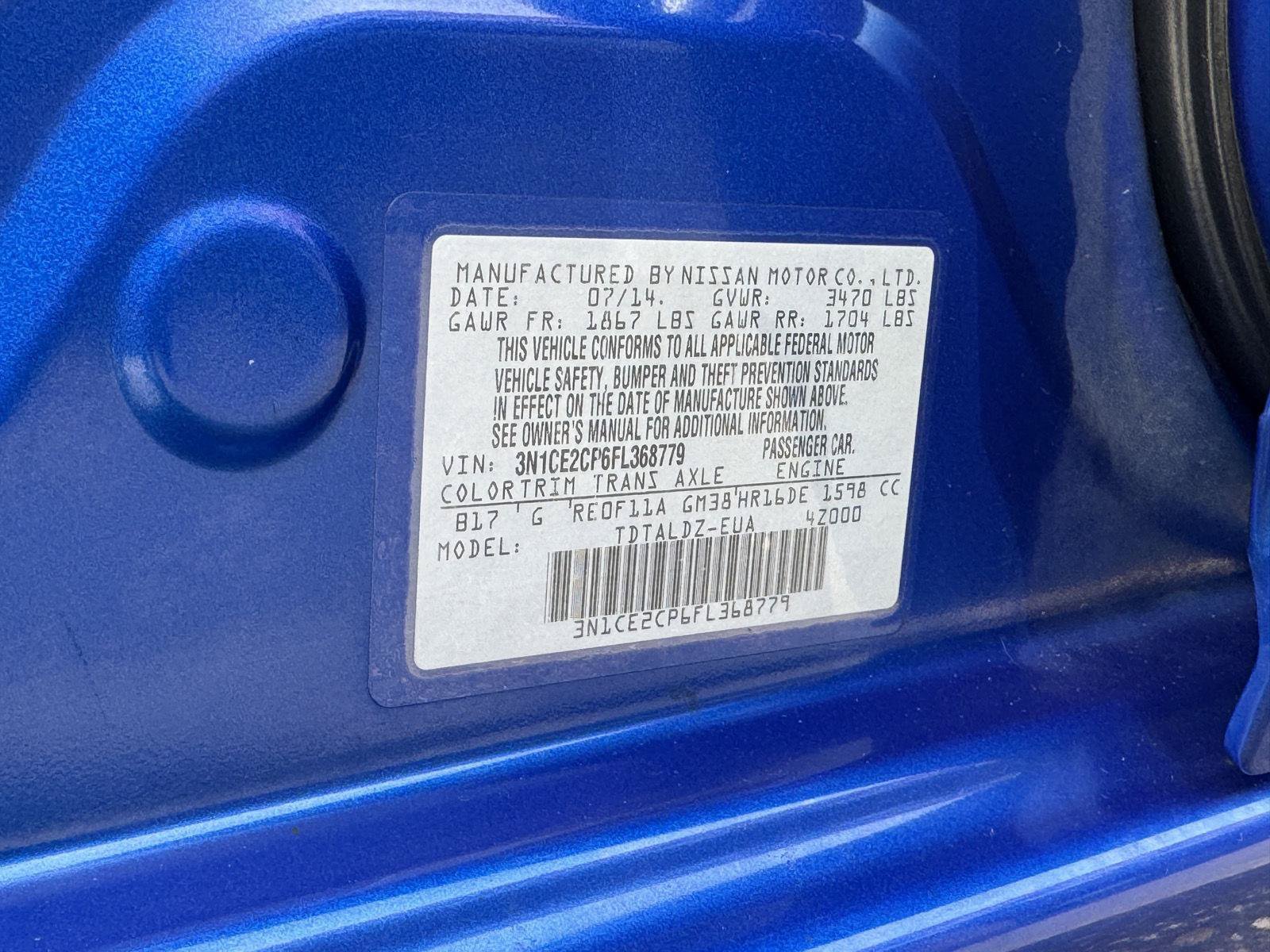 Used 2015 Nissan Versa Note SV FWD image 29
