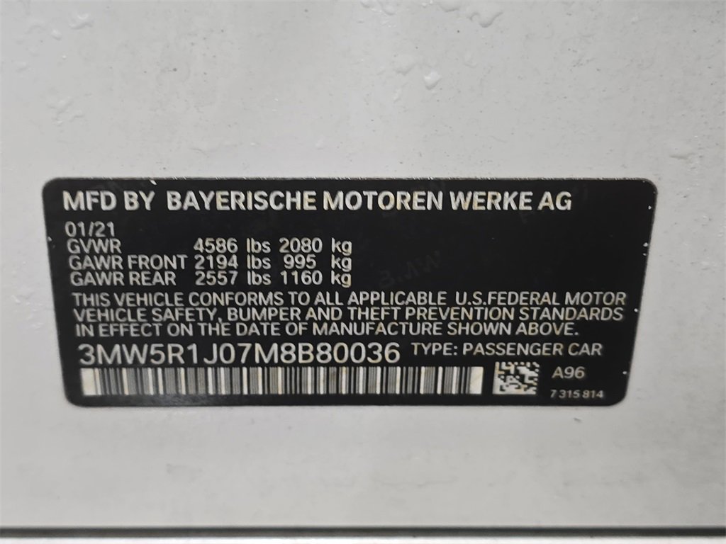 Used 2021 BMW 330i Sedan w/ Premium Package image 32