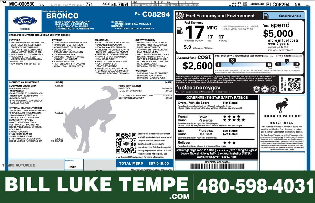 Used 2023 Ford Bronco Badlands