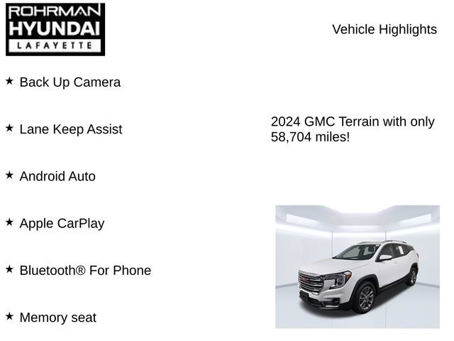 Used 2024 GMC Terrain SLT AWD/4WD image 7